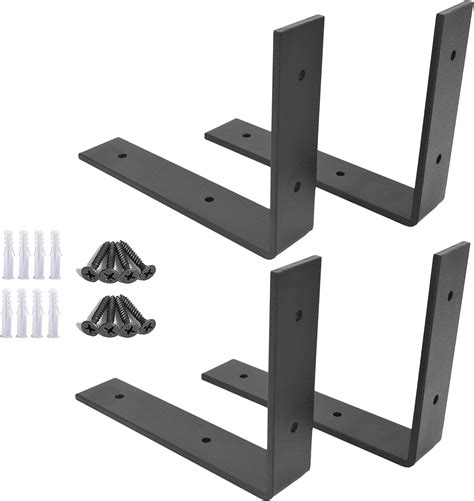 square metal shelf brackets|2x4 shelf brackets home depot.